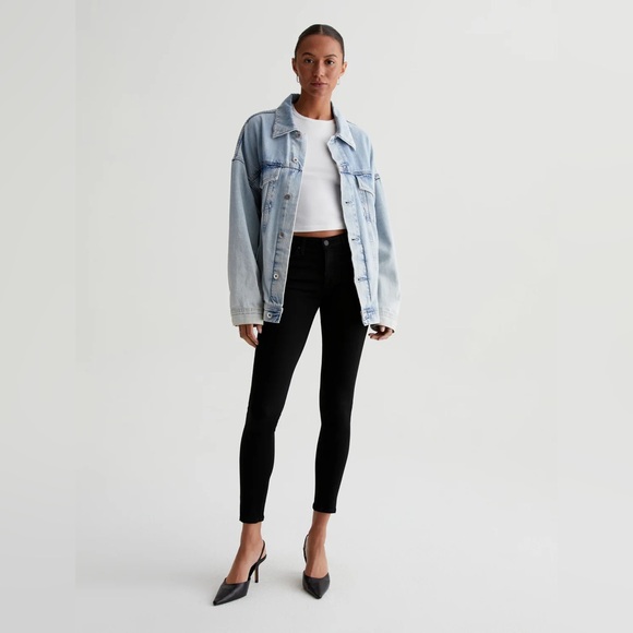 AG Legging Ankle Super Skinny size 30R in black. - Picture 1 of 9